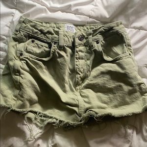 Cute green shorts